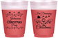 Custom Christmas 16 oz Color Changing Frosted Cups - Wine | 280068