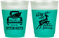 Custom Christmas 16 oz Color Changing Frosted Cups - Tree | 280073