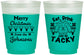 Custom Christmas 16 oz Color Changing Frosted Cups - Eat Drink Tacky | 280081