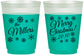 Custom Christmas 16 oz Color Changing Frosted Cups - Snowflakes | 280089