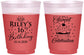 Custom 16th Birthday 16 oz Color Changing Frosted Cups - Cupcake | 300006