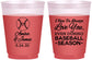 Custom Wedding 16 oz Color Changing Frosted Cups - Baseball | 303