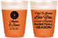 Custom Wedding 16 oz Color Changing Frosted Cups - Basketball | 304