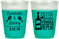 Custom Wedding 16 oz Color Changing Frosted Cups - Fiesta Siesta Tequila Repeat | 306