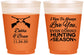 Custom Wedding 16 oz Color Changing Frosted Cups - Hunting | 308