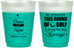 Custom Wedding 16 oz Color Changing Frosted Cups - We Interrupt Golf | 309