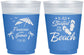 Custom Wedding 16 oz Color Changing Frosted Cups - Started On The Beach | 310