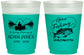 Custom Memorial 16 oz Color Changing Frosted Cups - Gone Fishing | 310024