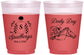 Custom Derby Day 16 oz Color Changing Frosted Cups - Horses | 320007