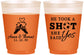 Custom Wedding 16 oz Color Changing Frosted Cups - Took A Shot Soccer | 322