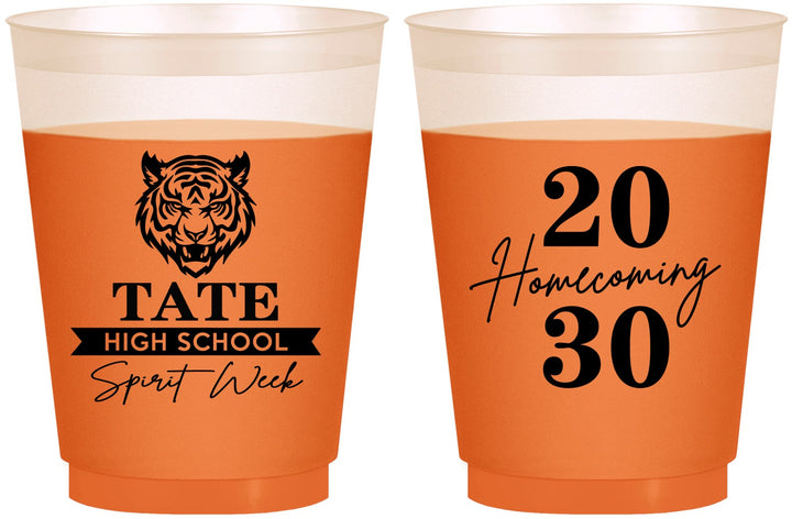 Custom Homecoming 16 oz Color Changing Frosted Cups - Hoco Spirit Week | 330015
