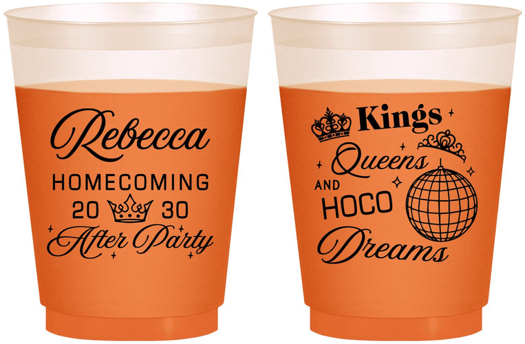 Custom Homecoming 16 oz Color Changing Frosted Cups - Hoco After Party | 330027