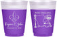 Custom Wedding 16 oz Color Changing Frosted Cups - New Orleans | 334