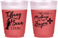 Custom Wedding 16 oz Color Changing Frosted Cups - Crawfish Boil Mudbugs | 336