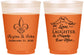 Custom Wedding 16 oz Color Changing Frosted Cups - Love Laughter Happily | 338