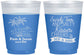 Custom Wedding 16 oz Color Changing Frosted Cups - Beach | 358