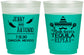 Custom Wedding 16 oz Color Changing Frosted Cups - Fiesta Siesta Tequila Repeat | 369