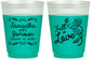 Custom Wedding 16 oz Color Changing Frosted Cups - Fall In Love | 377