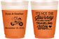 Custom Wedding 16 oz Color Changing Frosted Cups - Journey Traveling With | 385