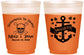 Custom Wedding 16 oz Color Changing Frosted Cups - Anchor Nautical | 391