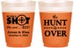 Custom Wedding 16 oz Color Changing Frosted Cups - The Hunt Is Over | 400