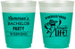 Custom Bachelor Party 16 oz Color Changing Frosted Cups - Hast La Vista Single Life | 40003