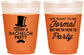 Custom Bachelor Party 16 oz Color Changing Frosted Cups - Formal | 40007