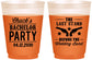 Custom Bachelor Party 16 oz Color Changing Frosted Cups - Last Stand Wedding Bands | 40015