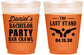 Custom Bachelor Party 16 oz Color Changing Frosted Cups - The Last Stand | 40016