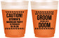 Custom Bachelor Party 16 oz Color Changing Frosted Cups - Groom Rhymes Doom | 40042