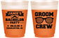 Custom Bachelor Party 16 oz Color Changing Frosted Cups - Groom Crew | 40047
