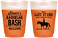 Custom Bachelor Party 16 oz Color Changing Frosted Cups - The Last Stand | 40050