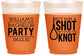 Custom Bachelor Party 16 oz Color Changing Frosted Cups - Buy Him A Shot | 40051