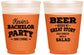 Custom Bachelor Party 16 oz Color Changing Frosted Cups - Great Story | 40057