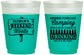 Custom Bachelor Party 16 oz Color Changing Frosted Cups - Camping | 40064