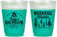 Custom Bachelor Party 16 oz Color Changing Frosted Cups - Camping | 40093