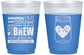 Custom Wedding 16 oz Color Changing Frosted Cups - Something Old Something New | 401