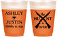 Custom Wedding 16 oz Color Changing Frosted Cups - The Hunt Is Over | 412