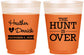 Custom Wedding 16 oz Color Changing Frosted Cups - The Hunt Is Over | 427