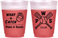 Custom Wedding 16 oz Color Changing Frosted Cups - Baseball | 443