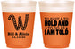 Custom Wedding 16 oz Color Changing Frosted Cups - To Have And To Hold | 449