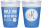 Custom Wedding 16 oz Color Changing Frosted Cups - Monogrammed | 450