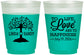 Custom Wedding 16 oz Color Changing Frosted Cups - Love And Happiness | 451