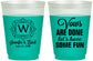 Custom Wedding 16 oz Color Changing Frosted Cups - Vows Are Done Have Fun | 460