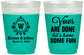 Custom Wedding 16 oz Color Changing Frosted Cups - Monogrammed | 462