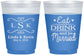 Custom Wedding 16 oz Color Changing Frosted Cups - Eat Drink Be Married | 463