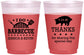 Custom Wedding 16 oz Color Changing Frosted Cups - I Do Barbecue Bbq | 470