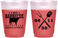 Custom Wedding 16 oz Color Changing Frosted Cups - I Do Barbecue Bbq | 471