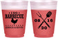 Custom Wedding 16 oz Color Changing Frosted Cups - I Do Barbecue Bbq | 472