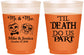 Custom Wedding 16 oz Color Changing Frosted Cups - Til Death Do Us Part | 487